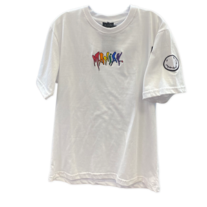Type Logo White Short Sleeve Tee Shirt | Clothing Maniak
