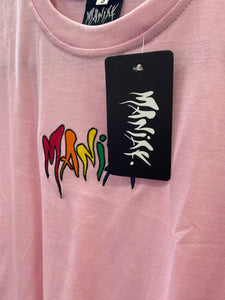 Type Logo Pink Short Sleeve Tee Shirt | Clothing Maniak